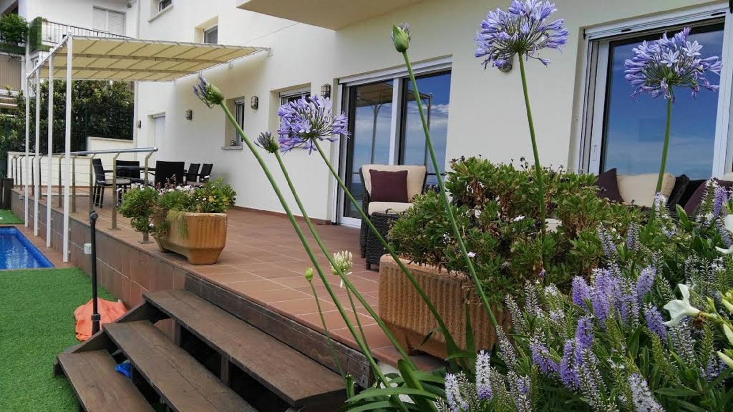 Hermosa villa con vista al mar Piscina privada climatizada